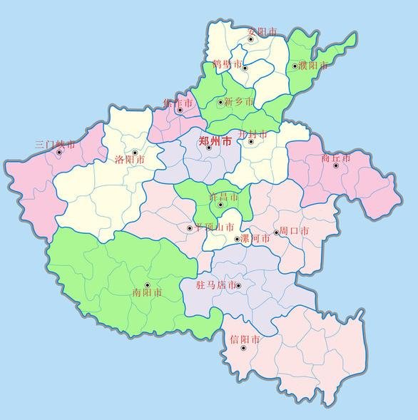 河南各大城市市区面积排名