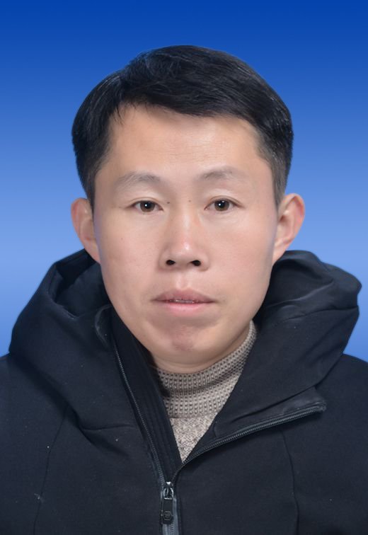 把照片背景蓝换成渐变的蓝，而且颜色是标准正装照的那种。