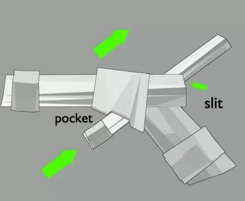 用纸折成一个可以射子弹的步枪的方法?
