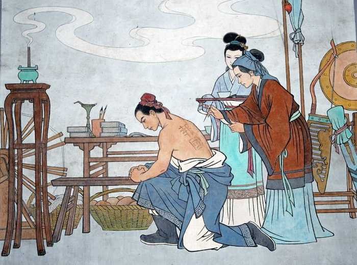 关于民族英雄岳飞的事迹50字？