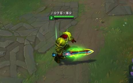 英雄联盟 德玛西亚之力 盖伦 黄金骑士=皮肤截图看一下