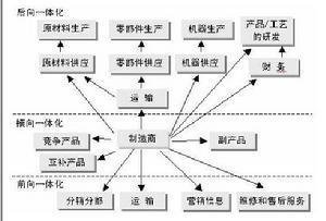 “前向一体化”和“后向一体化”分别指什么？