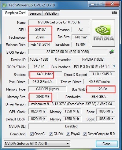 nvidia gtx1060比gtx750ti 好多少，具体