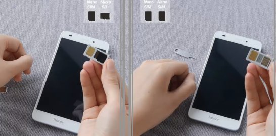 新华为手机怎样安装电话卡，谢谢！