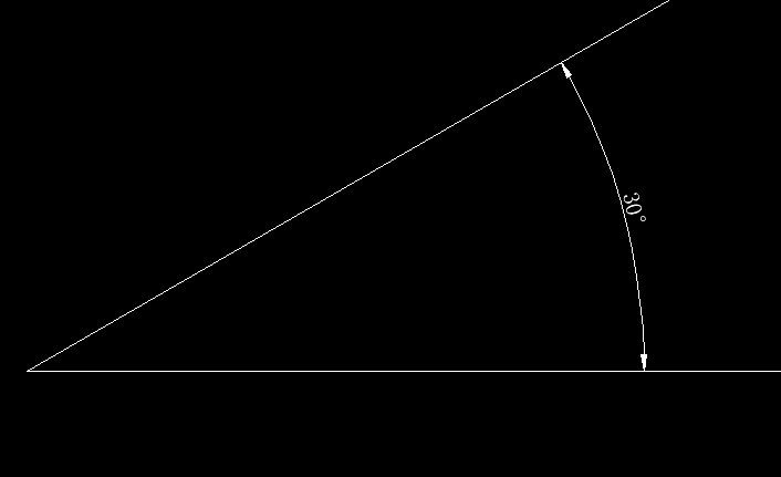 cad画直线怎么输入角度