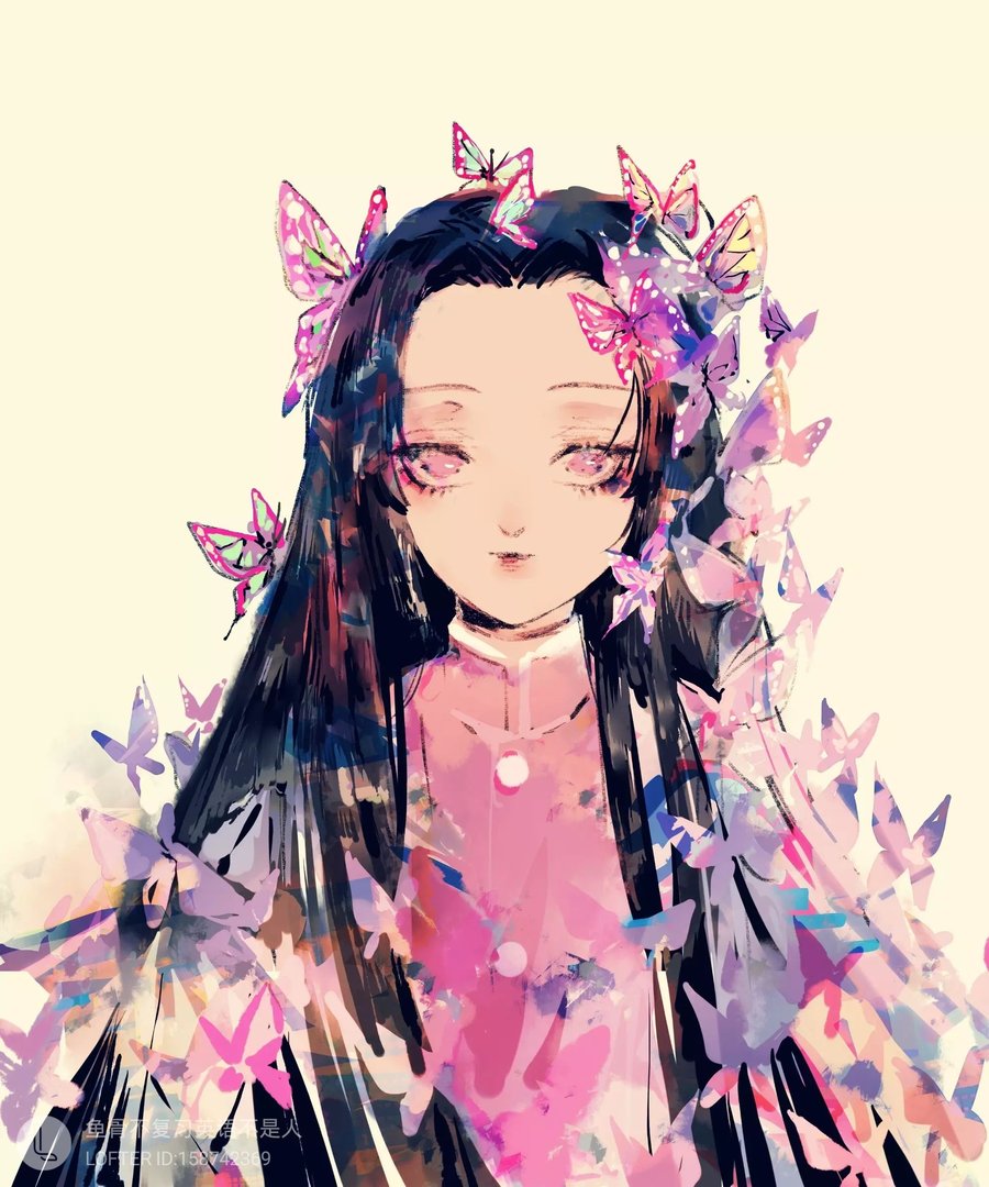 有没有鬼灭之刃蝴蝶香奈惠的画师和图片啊，蝴蝶姐姐香奈惠噢