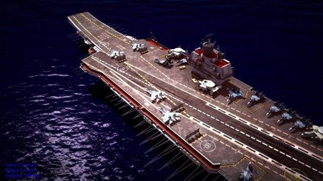乌里扬诺夫斯克和美国航母差不多了
