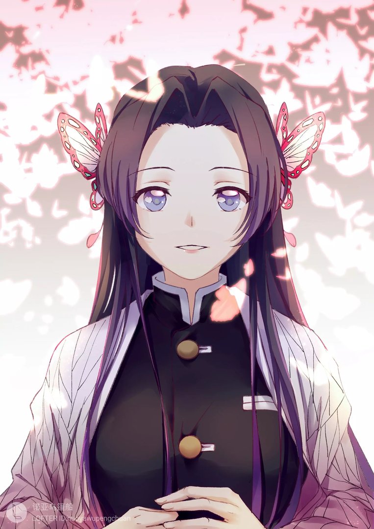 有没有鬼灭之刃蝴蝶香奈惠的画师和图片啊，蝴蝶姐姐香奈惠噢