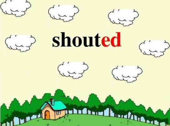 shouted什么意思？
