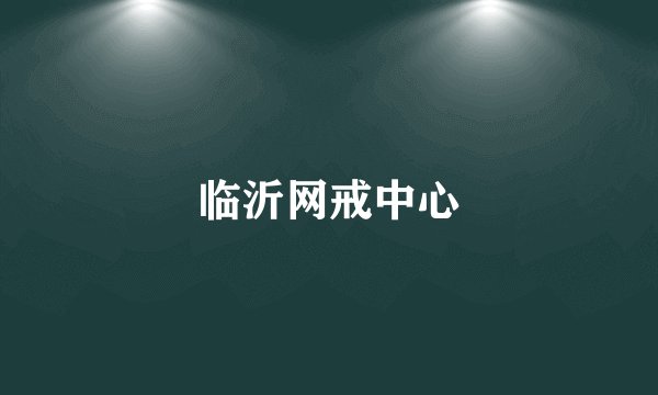 临沂网戒中心