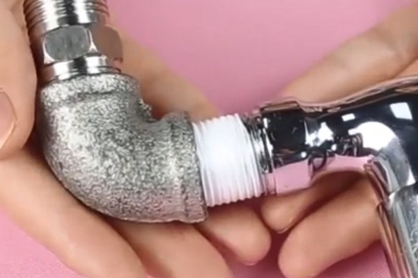 生料带缠绕方法