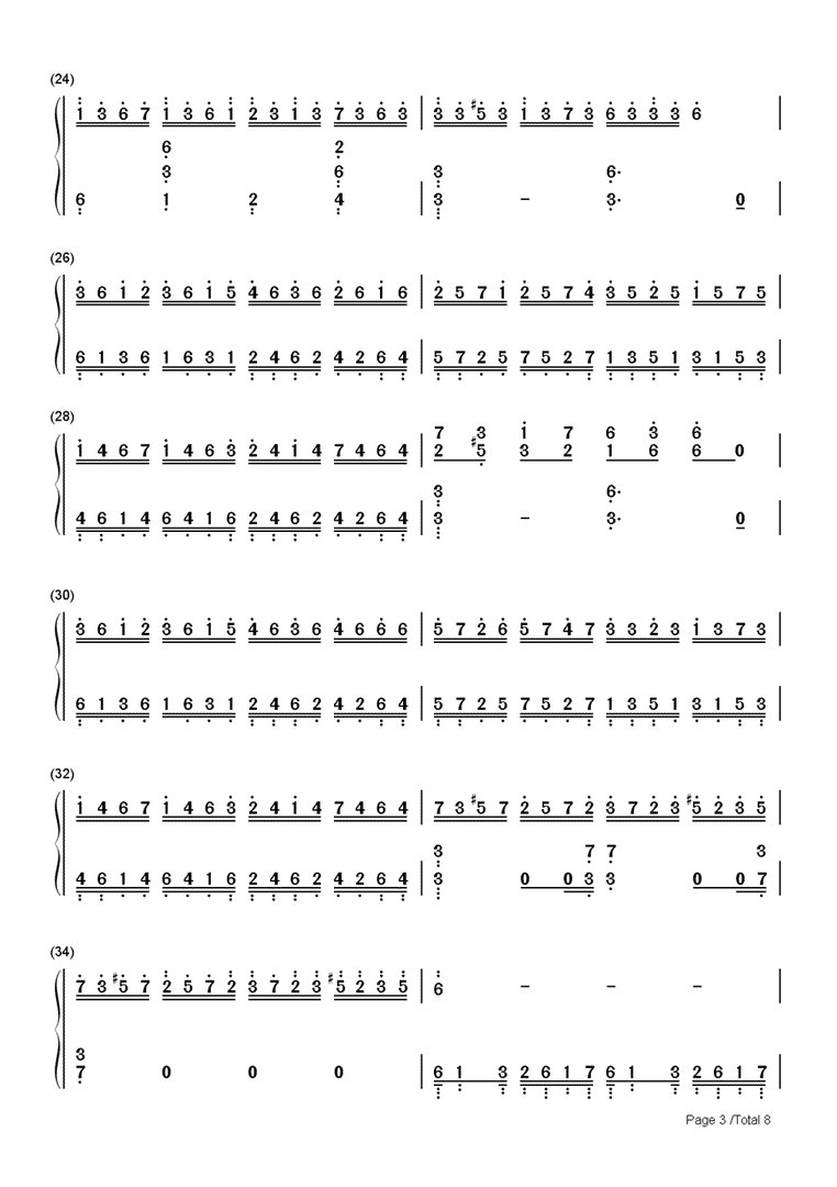 克罗地亚狂想曲（马克西姆）简谱！！