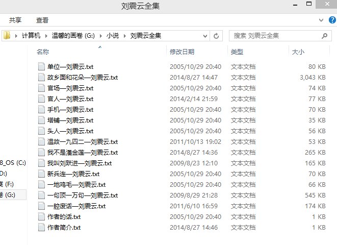 刘震云 的主要作品