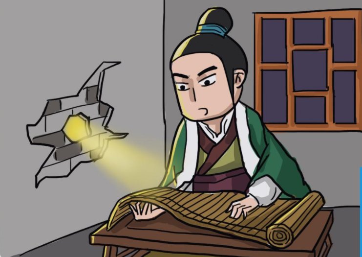 成语“凿壁偷光”是出自哪位古代人物的苦学故事？求大神帮助