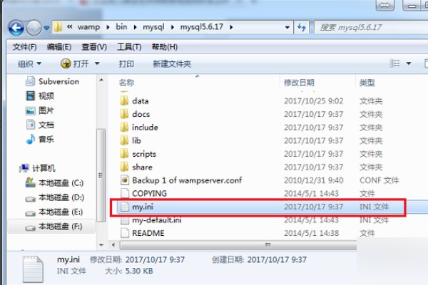 MySQL中my.ini文件配置