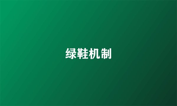 绿鞋机制