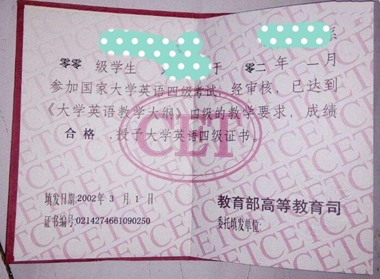 英语四级分值分布，要具体的每个题目几分？