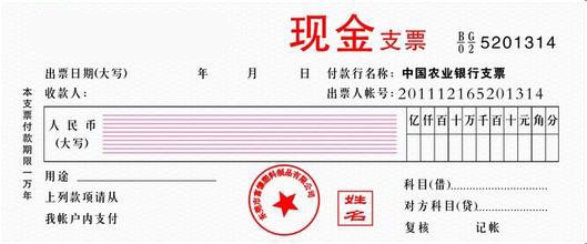 如何填写支票,填写大写的规范要求