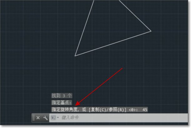 CAD中怎么旋转整个图形