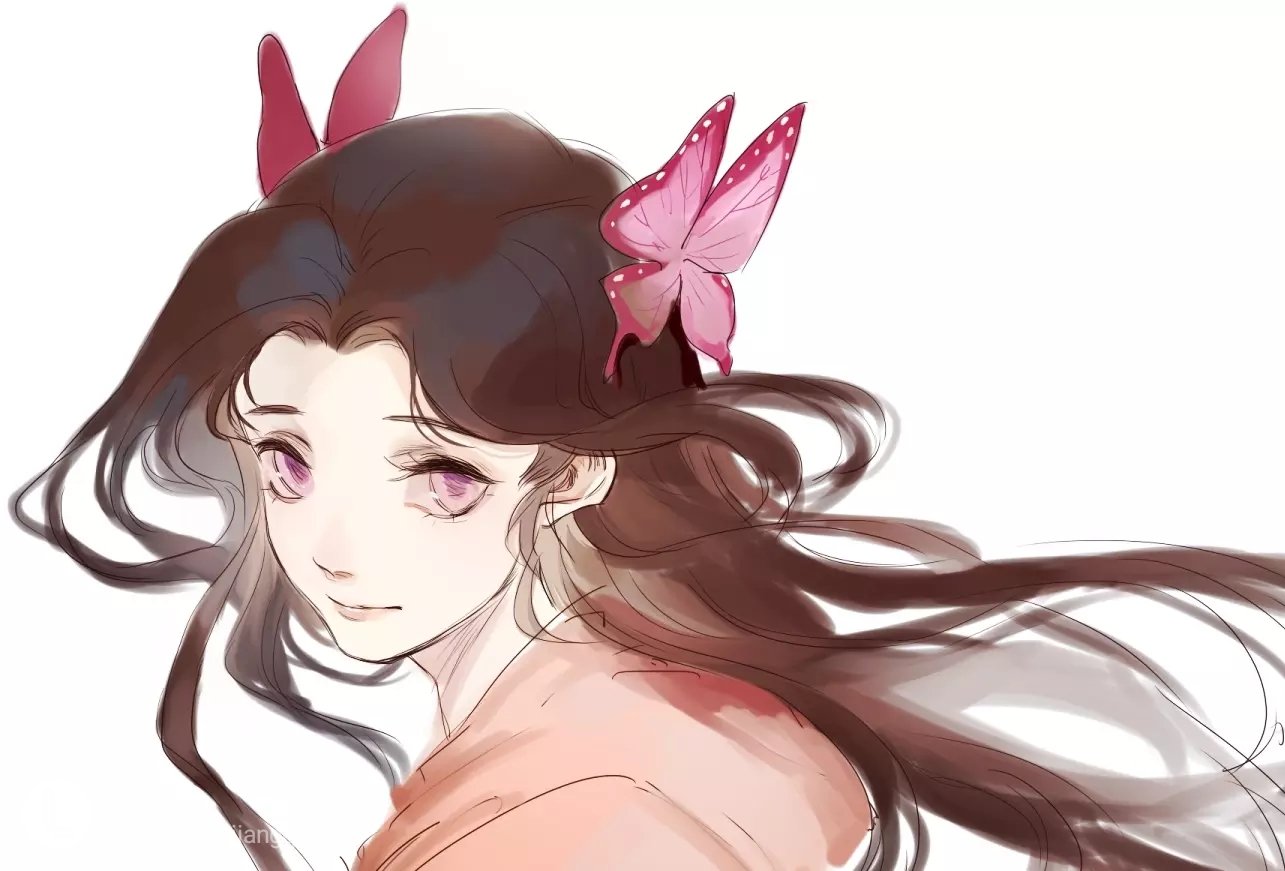 有没有鬼灭之刃蝴蝶香奈惠的画师和图片啊，蝴蝶姐姐香奈惠噢