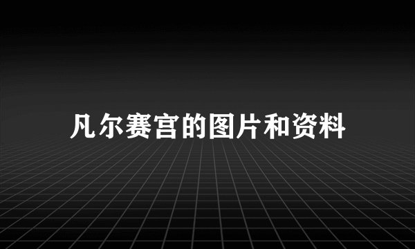 凡尔赛宫的图片和资料
