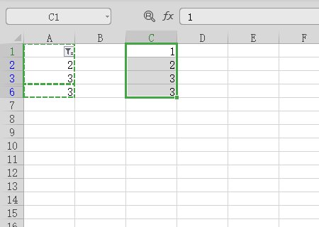 如何把筛选后的数据复制粘贴到同一表格中