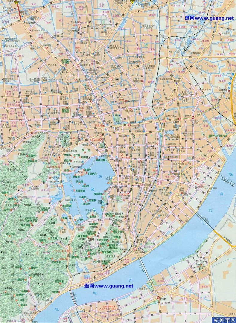 谁有2011年的杭州市区地图和下沙地图，要高清的，谢谢了！！！
