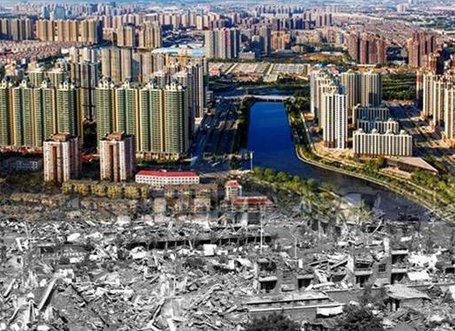 唐山大地震死亡人数占唐山当时总人口比例？