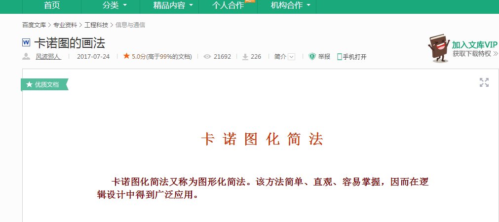 卡诺图怎么画啊 有步骤最好