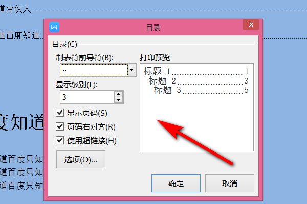 WORD自动生成个的目录如何修改格式？