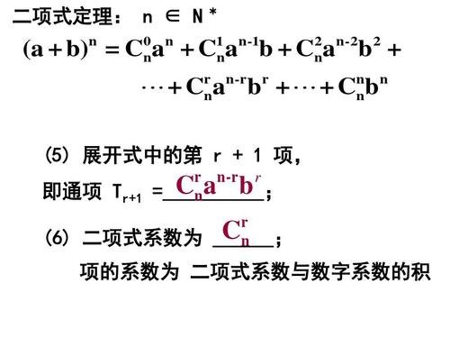 二项式的系数和常数项的区别？