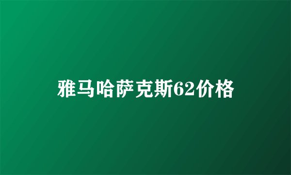 雅马哈萨克斯62价格