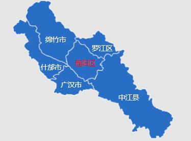 四川德阳市有多少个区？多少个县？多少个市？