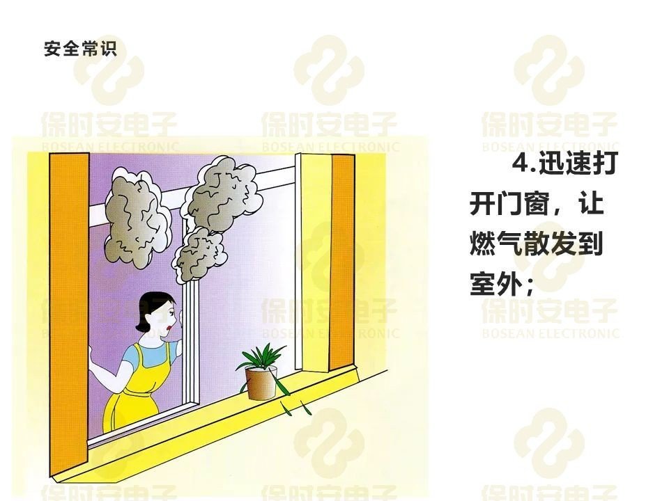 发现燃气泄漏,正确做法是?