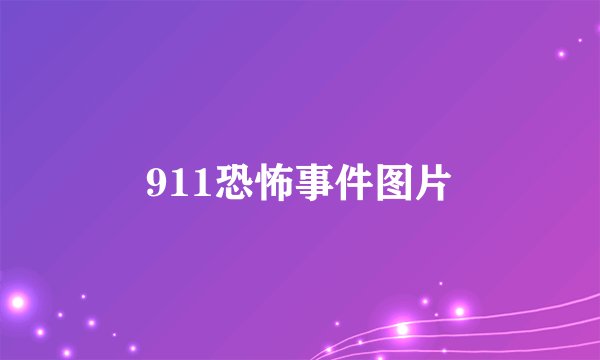 911恐怖事件图片