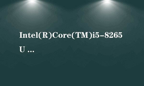 Intel(R)Core(TM)i5-8265U CPU@1.60GHz 1.80GHz能玩刺激战场吗？有大佬解答吗？