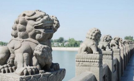 卢沟桥的狮子的歇后语