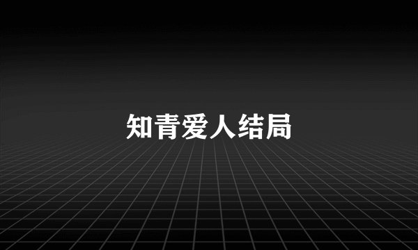 知青爱人结局
