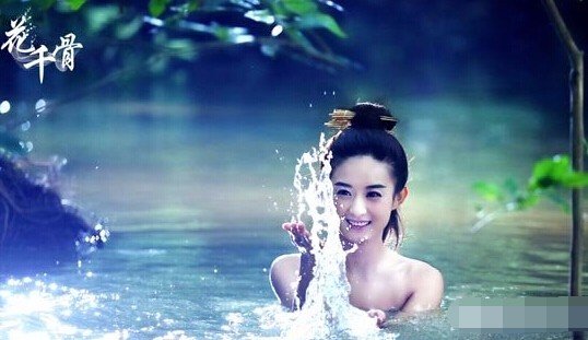 没有穿衣服的赵丽颖是什么样的