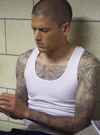 越狱中温特沃斯·米勒的纹身是真的吗