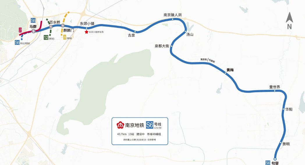 南京地铁6号线什么时候开通？