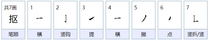 抠的读音以及意思是什么？