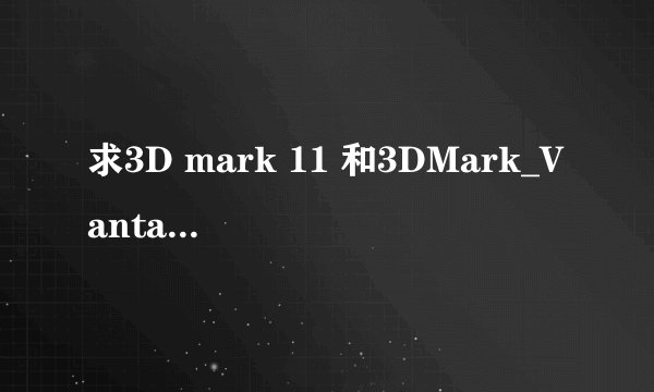 求3D mark 11 和3DMark_Vantage 的注册码各一个。急用，谢谢