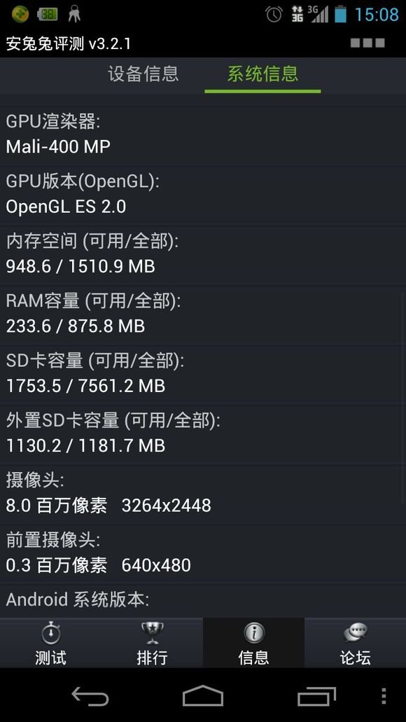 中兴U930HD实际运行内存是多少？