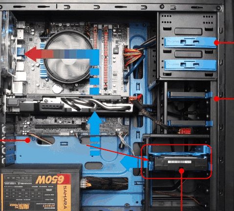 电脑硬盘一般在什么位置？