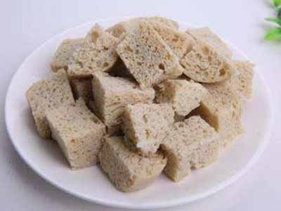 凉皮里面那个像海绵的是什么?