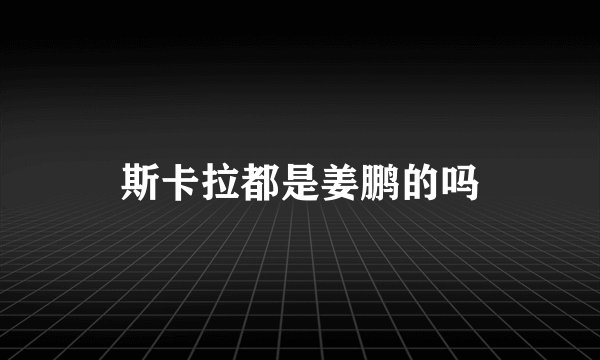 斯卡拉都是姜鹏的吗
