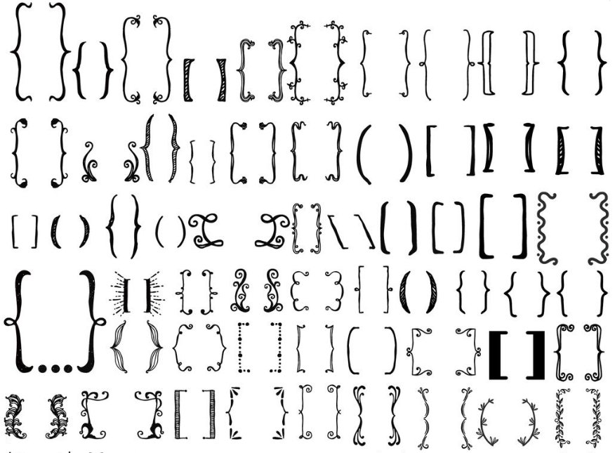 方括号有几种类型的，分别有什么作用？