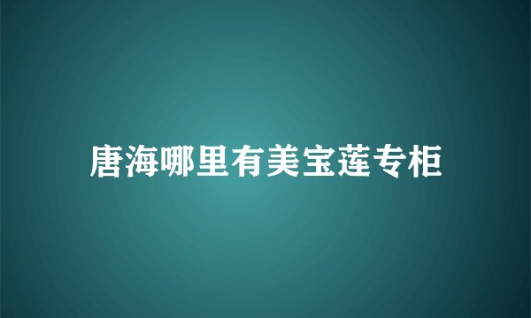唐海哪里有美宝莲专柜