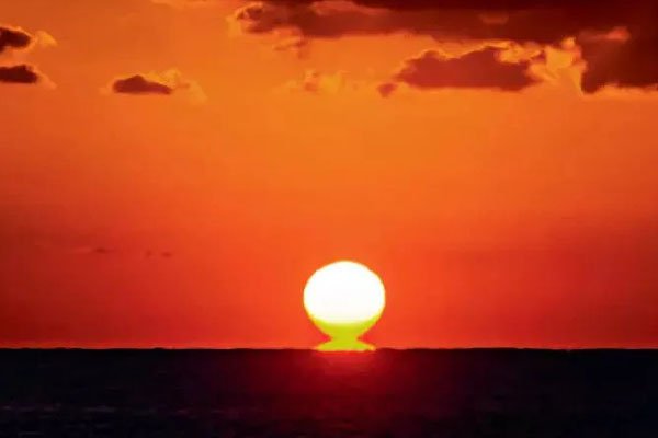 福建平潭现罕见的太阳绿闪，专家是如何解读的？